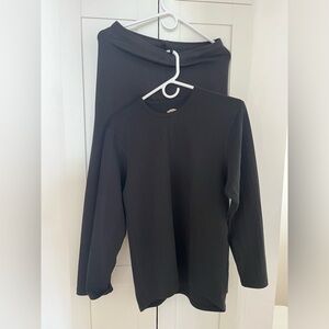 Thermals, Black Long Sleeve top and bottom. Good shape!